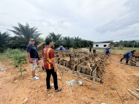 อัปเดตหน้างานสร้างบ้านโซนปลักคล้า